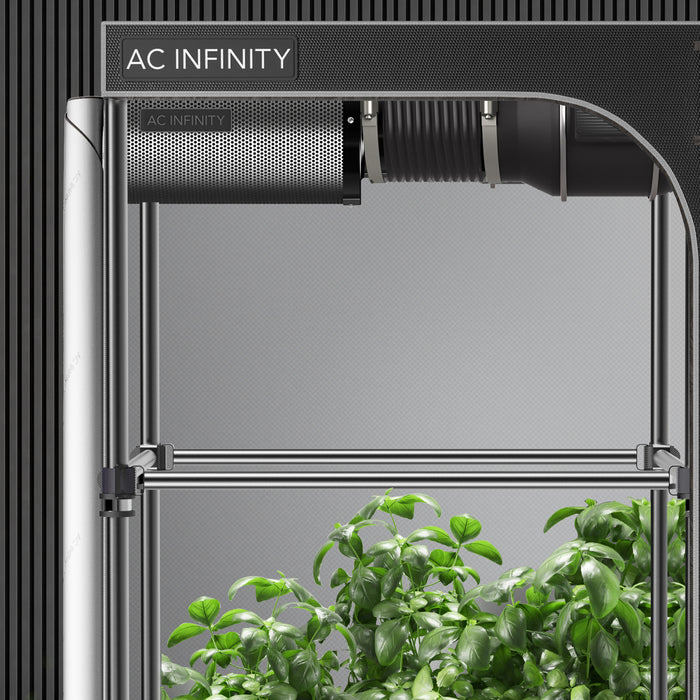 AC Infinity Grow Tent Mounting Bars | High Airflow CFM Kit | 5' x 5'  - LED Grow Lights Depot