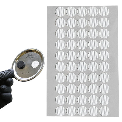 Adhesive Jar Filter Discs - 50 Pack  - LED Grow Lights Depot