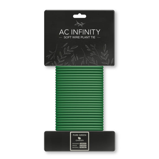 AC Infinity Garden Plant Ties | Soft Twist Ties, Thick Rubberized Texture | 10M  - LED Grow Lights Depot