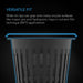 AC Infinity Mesh Net Cups| Slotted Pots with Wide Lips | 2" - 50 pack  - LED Grow Lights Depot