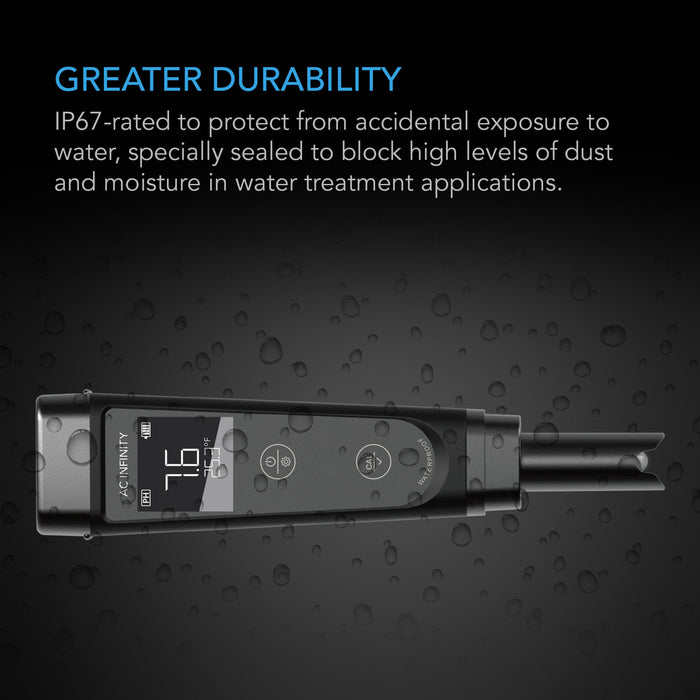AC Infinity pH Meter Pro Kit | All-In-One pH Pen | Interchangeable Probe  - LED Grow Lights Depot