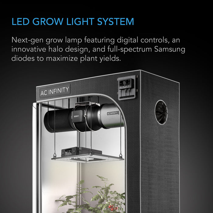 AC Infinity IONGRID S22, Full Spectrum LED Grow Light 130W  - LED Grow Lights Depot