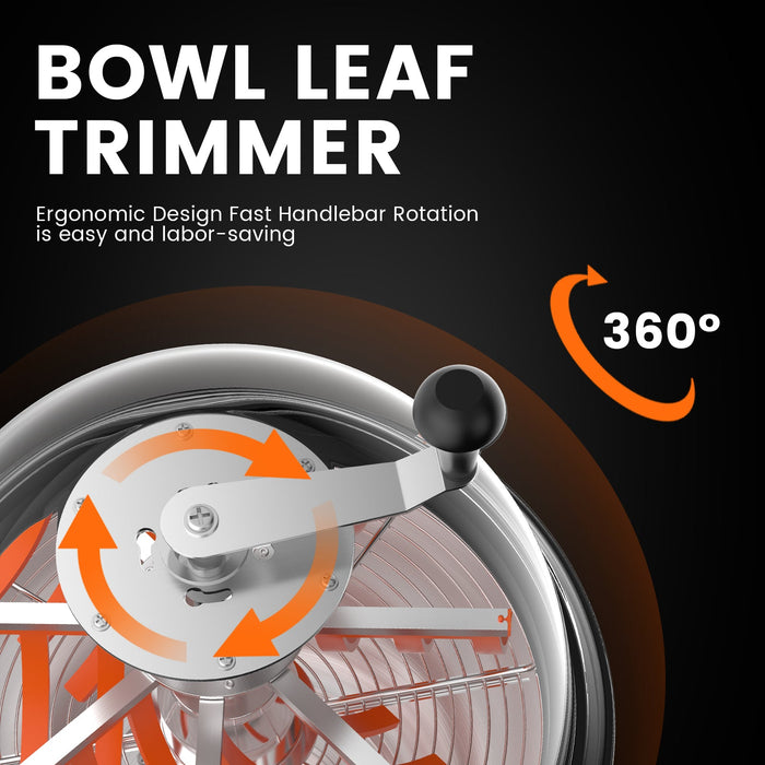 Spider Farmer® 16″ Bud Leaf Bowl Trimmer  - LED Grow Lights Depot