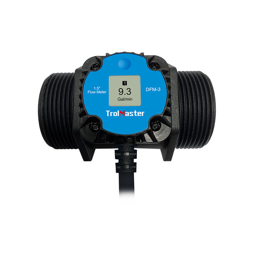 TrolMaster Aqua-X Irrigation Control System 1.5" Digital Flow Meter (DFM-3）  - LED Grow Lights Depot
