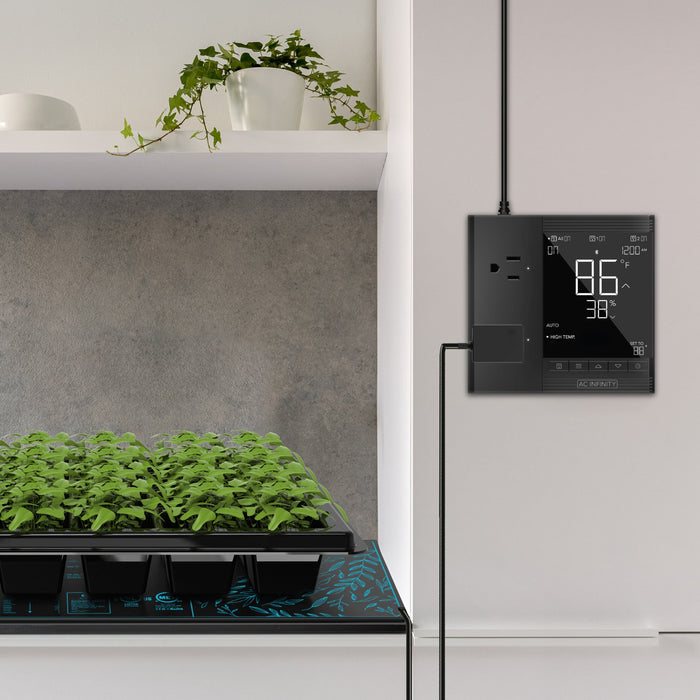 AC Infinity Controller 75 Smart Outlet Controller| Data App, Temp, Humidity, Scheduling for Two  - LED Grow Lights Depot