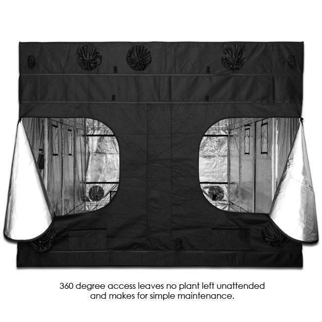 Gorilla Grow Tent 10′ x 20′ x 6′ 11″ (w/ ext. 7′ 11″)  - LED Grow Lights Depot