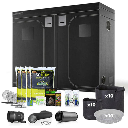 Happy Hydro Beginner Grow Tent Kit | Without the Light | 4’ x 8’  - LED Grow Lights Depot