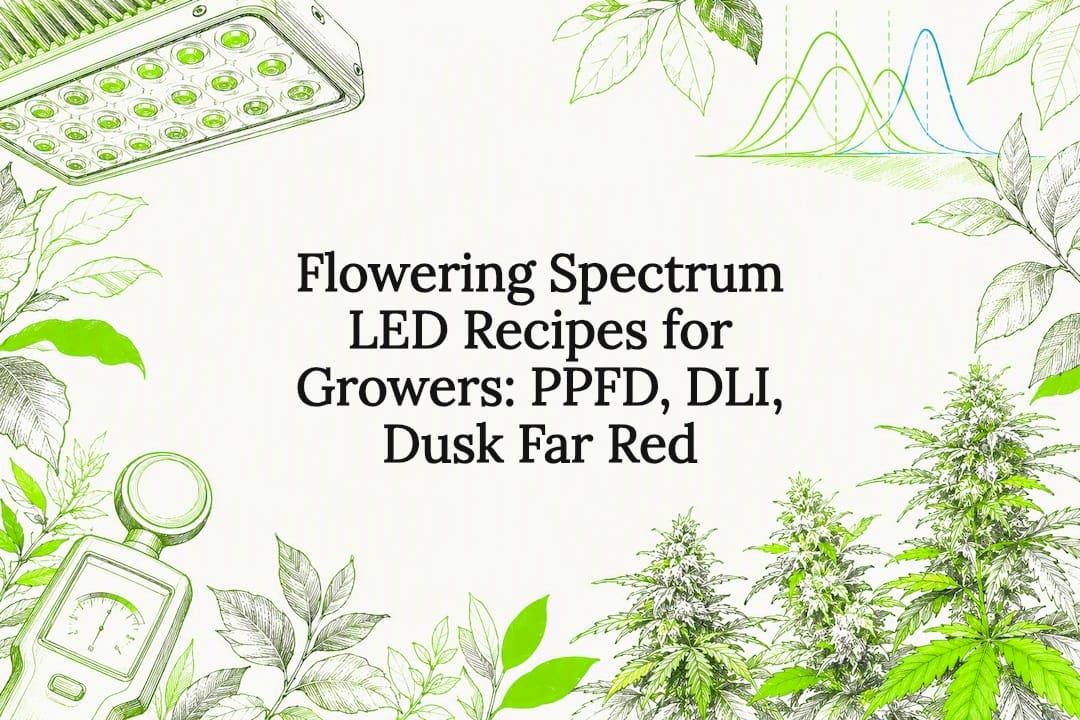 Flowering spectrum LED title card