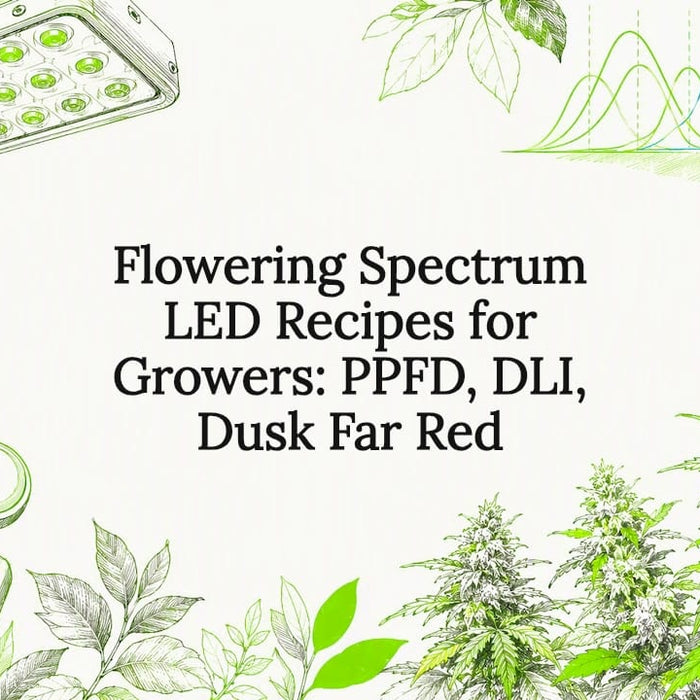Flowering spectrum LED title card