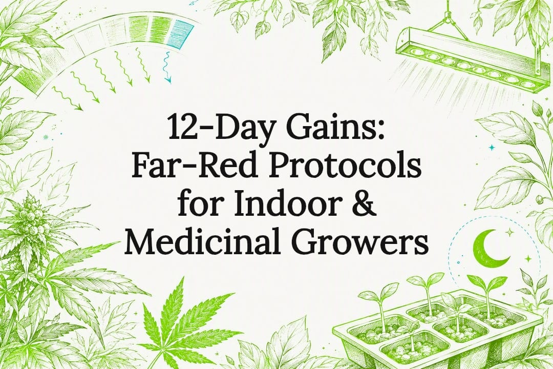 Far-red grow lighting protocol title card