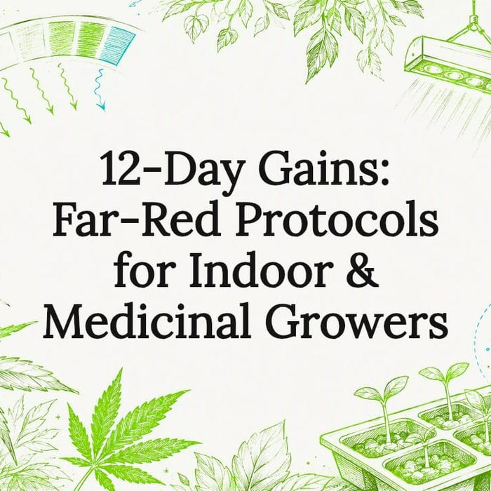 Far-red grow lighting protocol title card