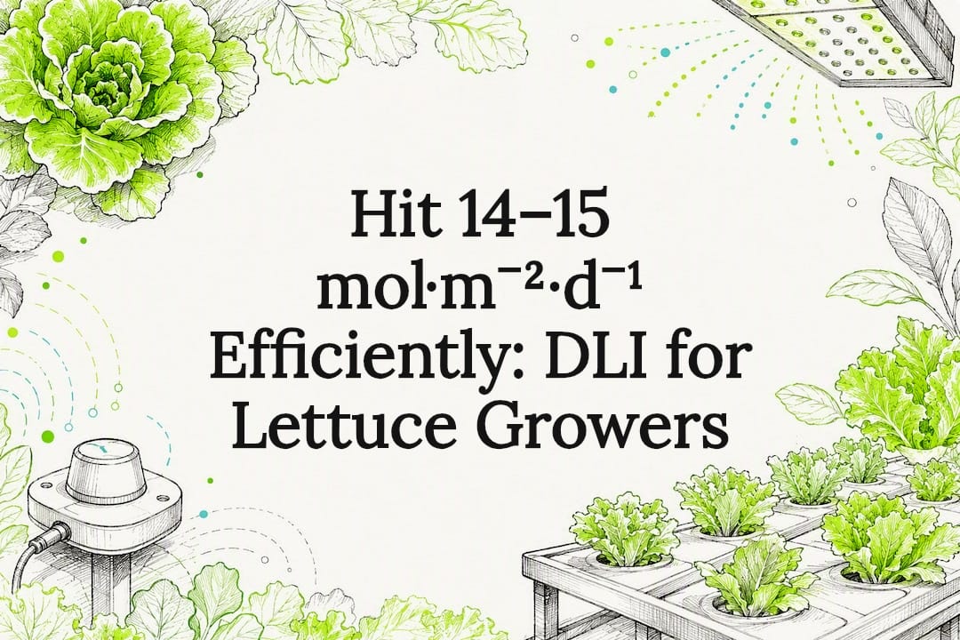 Decorative lettuce DLI title card