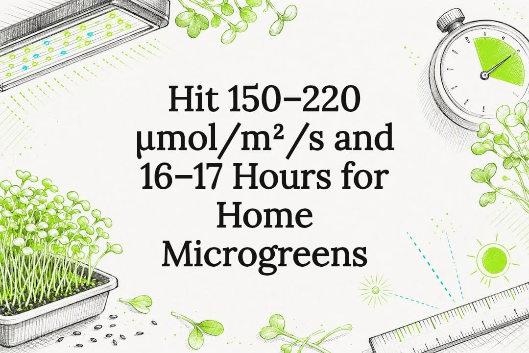 Hand-drawn microgreens lighting title card
