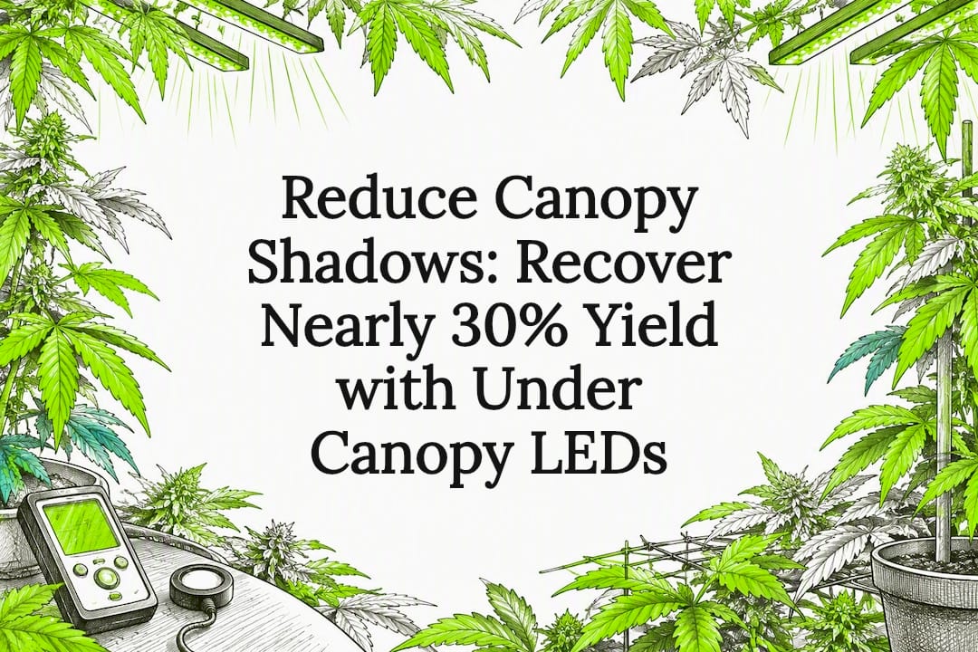 Sketch of canopy shadows and light distribution