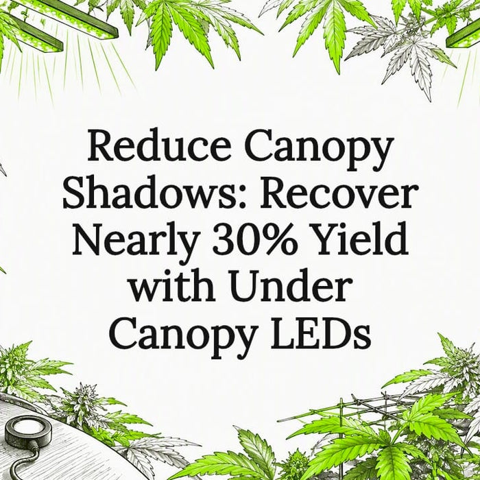 Sketch of canopy shadows and light distribution