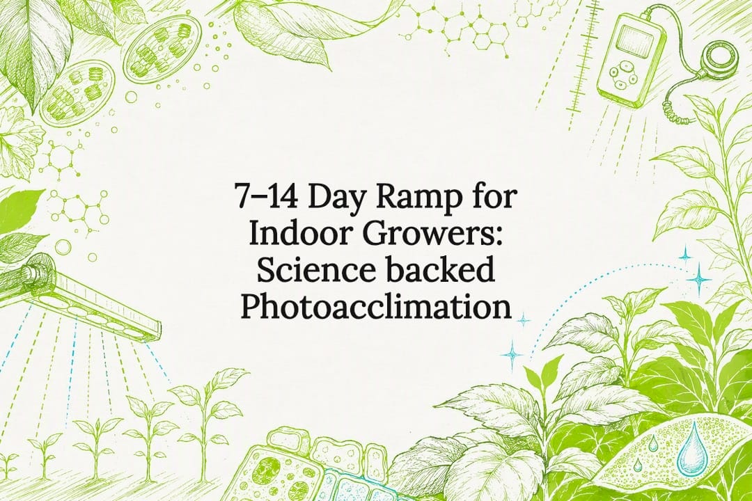 Photoacclimation ramp botanical title card