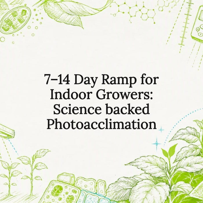 Photoacclimation ramp botanical title card