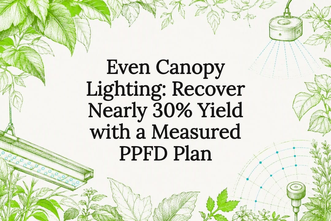 Even canopy lighting title card illustration