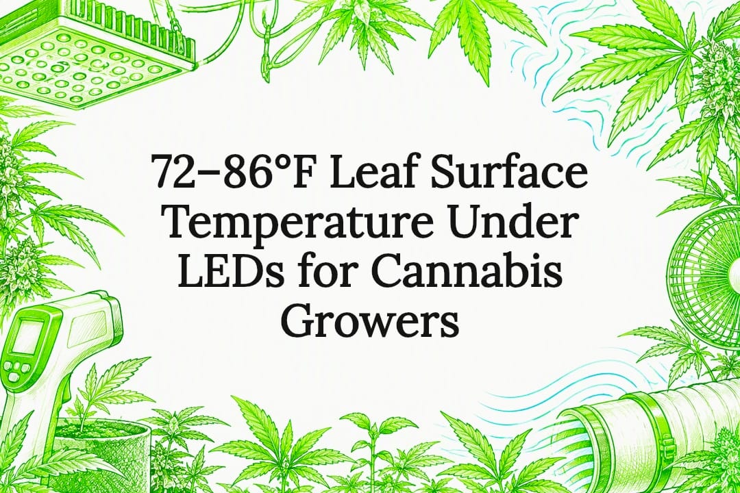 Leaf temperature under LEDs title card