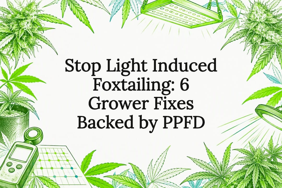 Foxtailing and PPFD diagnostic title card
