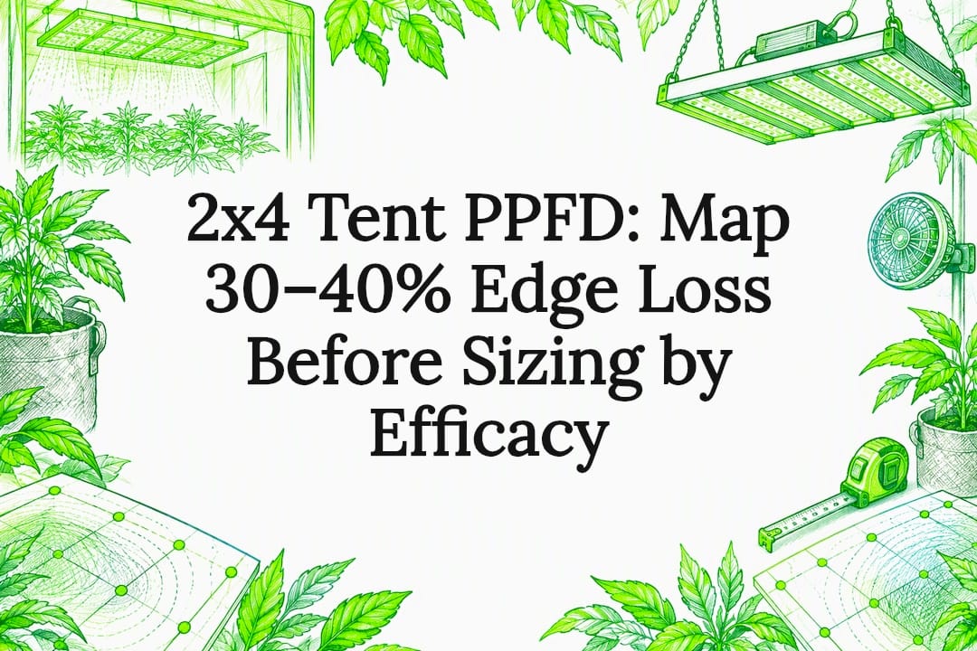 Hand-drawn PPFD map title card