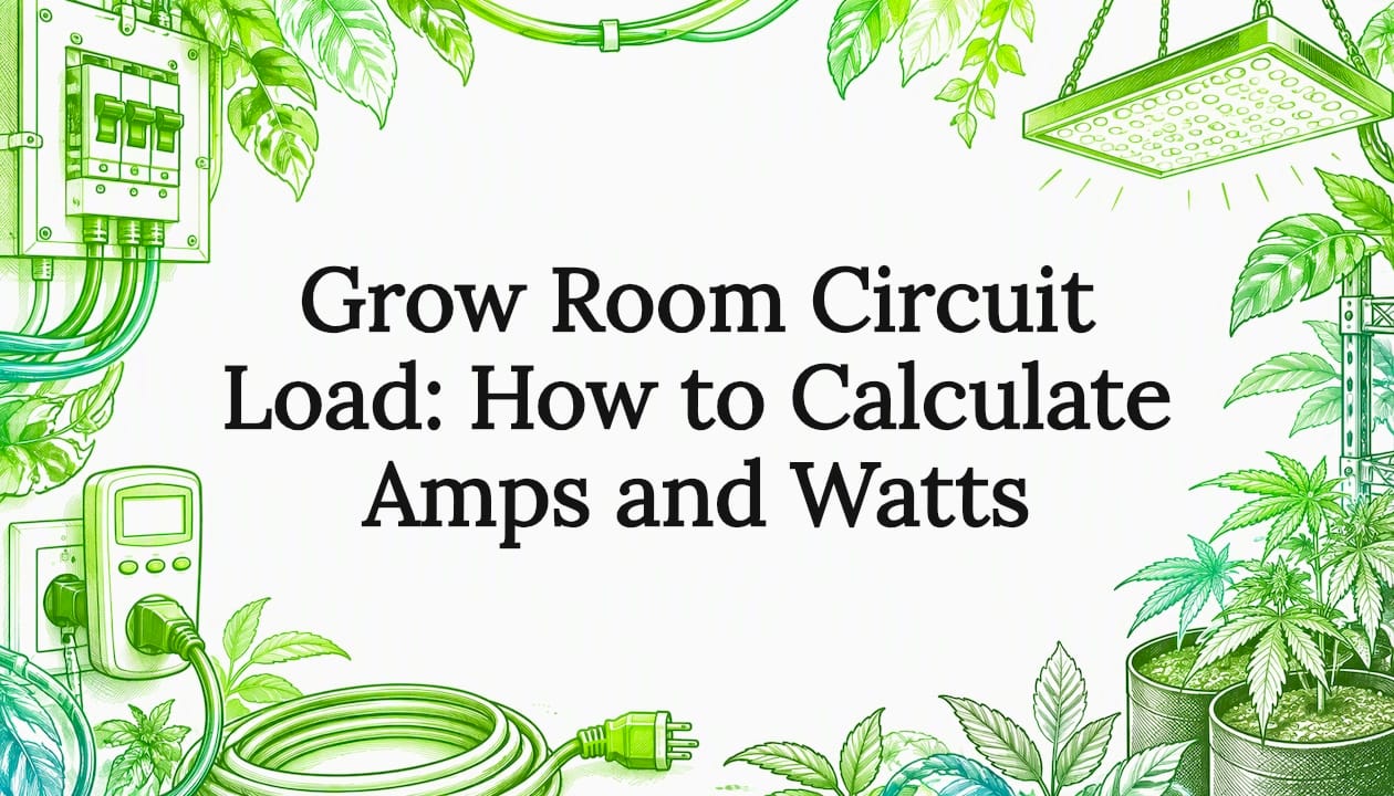 Decorative grow room circuit title card