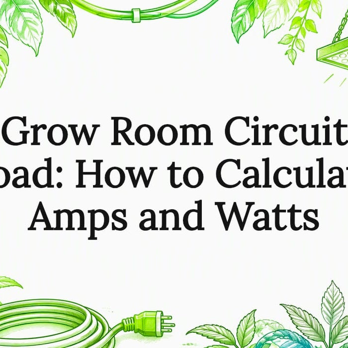 Decorative grow room circuit title card