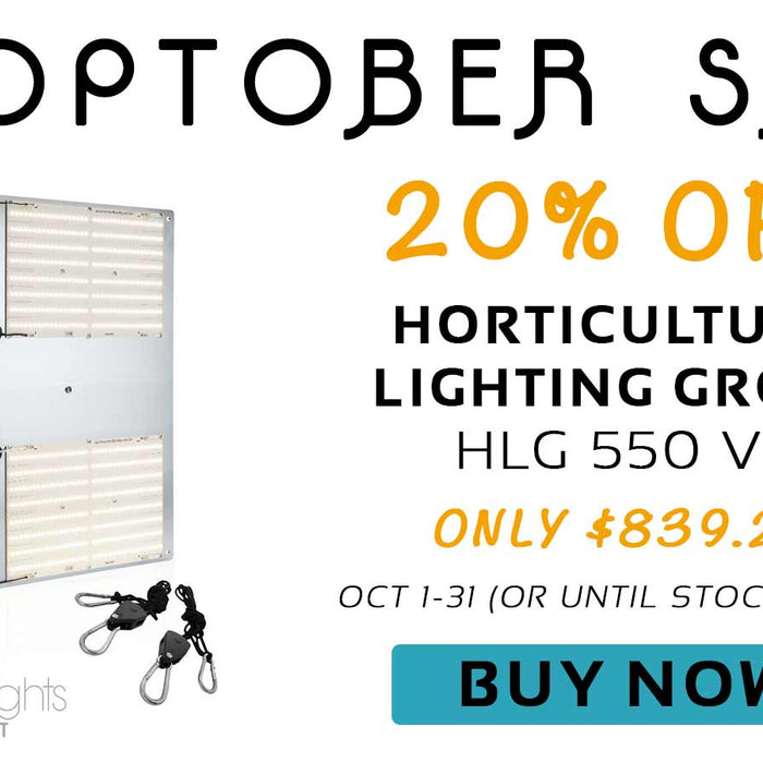 Croptober Sale: HLG 550 V2 for $839.20 (Oct 1-31 2018)