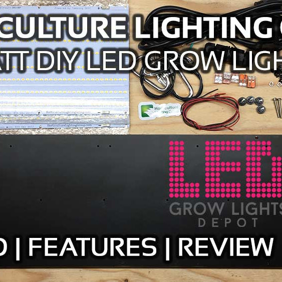 Horticulture Lighting Group HLG 260 Watt DIY LED Grow Light Build and Review