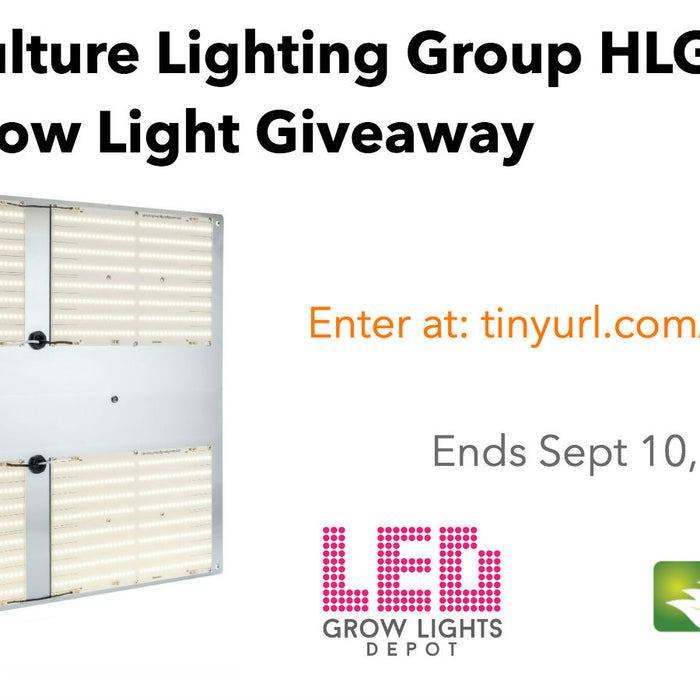 Horticulture Lighting Group HLG 550 V2 LED Grow Light Giveaway