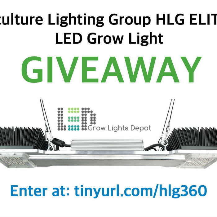 Horticulture Lighting Group HLG ELITE 360 Giveaway (ends March 26, 2019)
