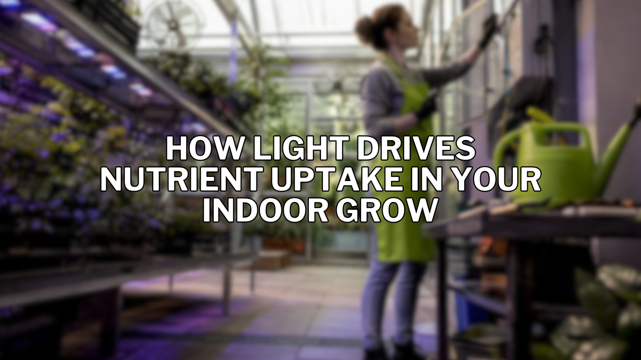 How Light Drives Nutrient Uptake in Your Indoor Grow