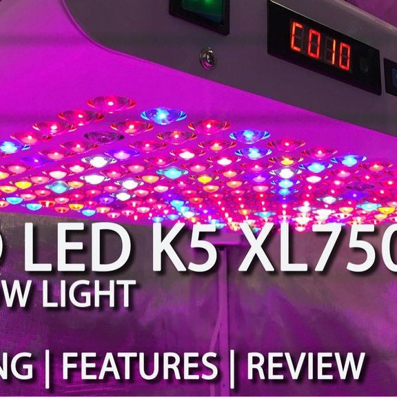 Kind LED K5 XL750 LED Grow Light Unboxing and Review