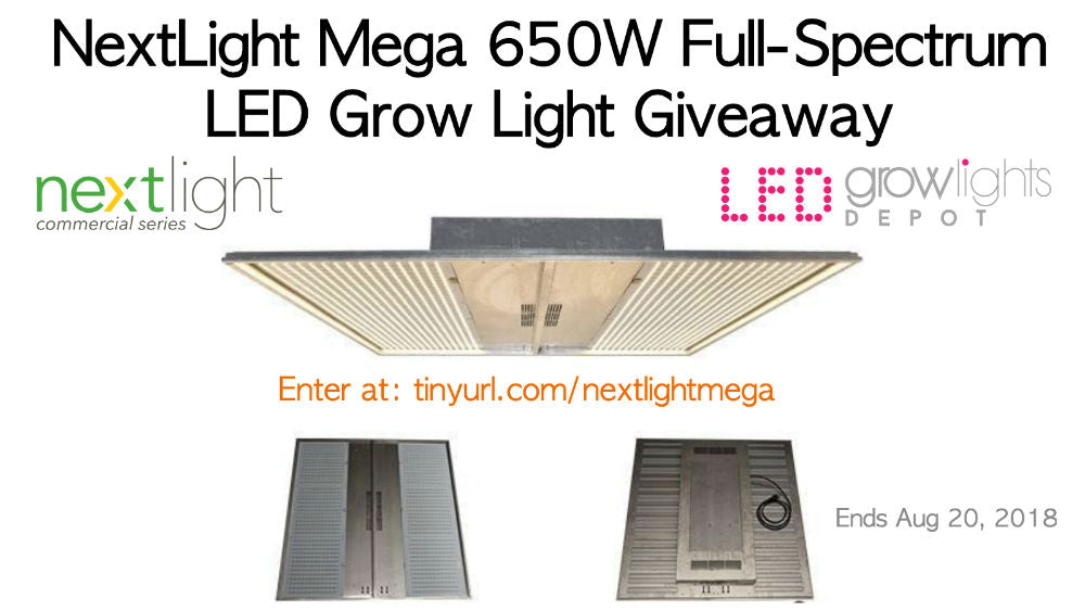 NextLight Mega 650W Full-Spectrum LED Grow Light Giveaway