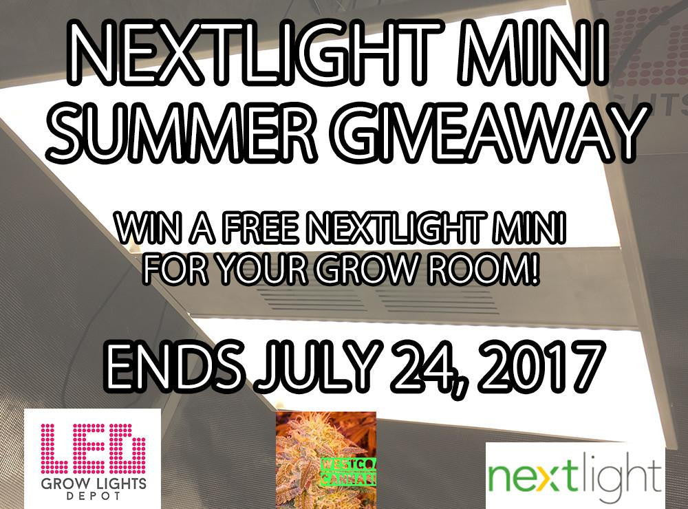 NextLight Mini LED Grow Light Summer Giveaway (Ends July 24, 2017)