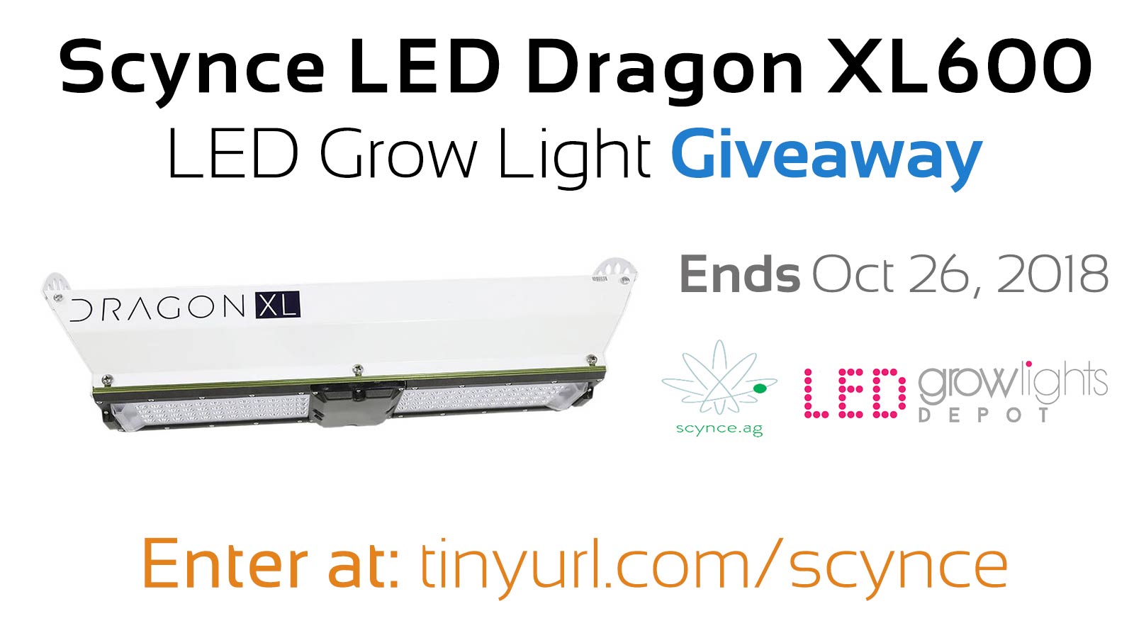 Scynce LED Dragon XL600 LED Grow Light Giveaway