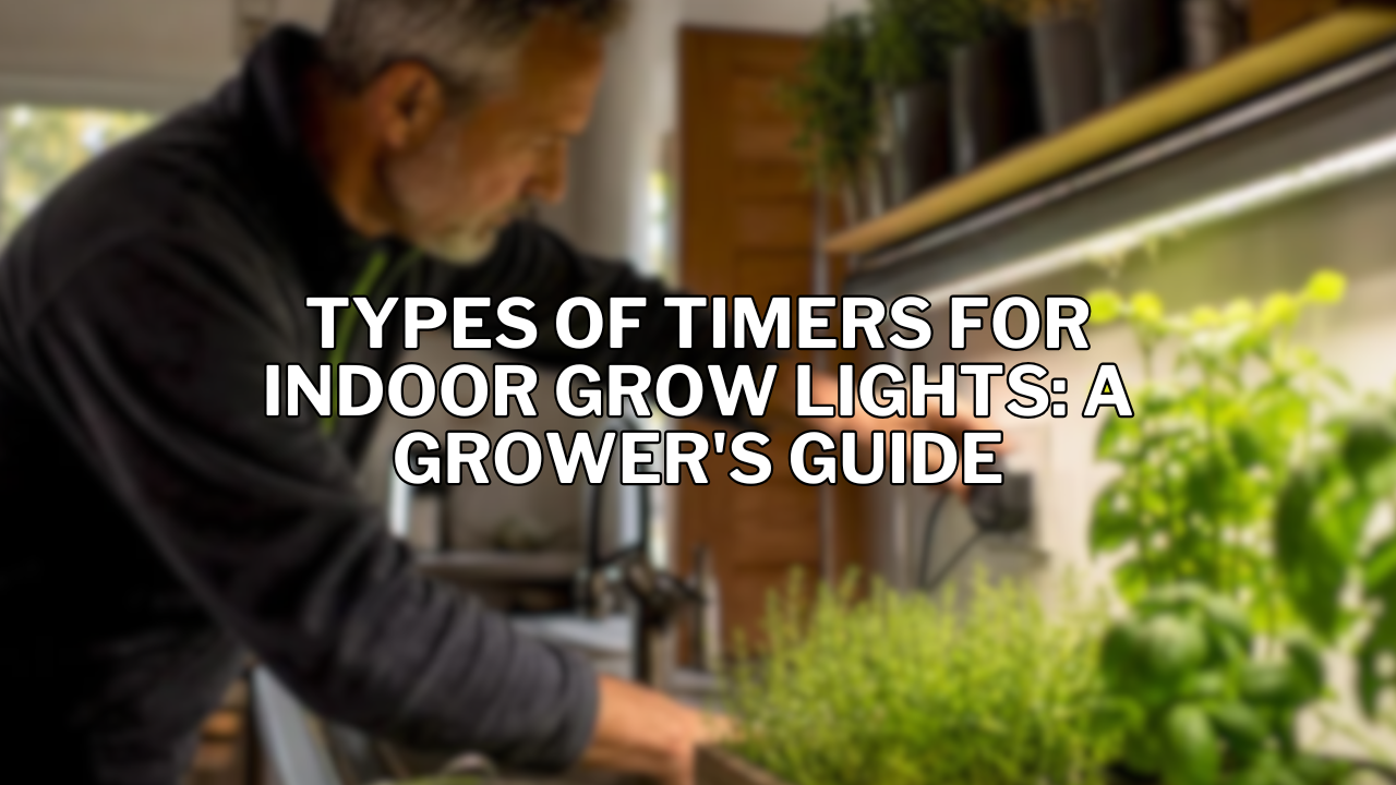 Types of Timers for Indoor Grow Lights: A Grower's Guide