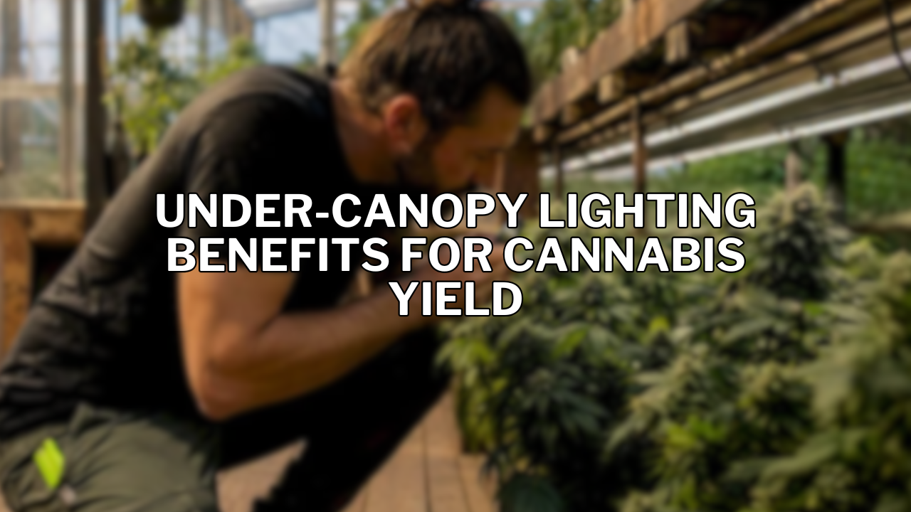 Under-Canopy Lighting Benefits for Cannabis Yield