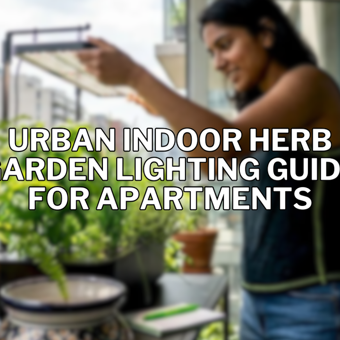 Urban Indoor Herb Garden Lighting Guide for Apartments