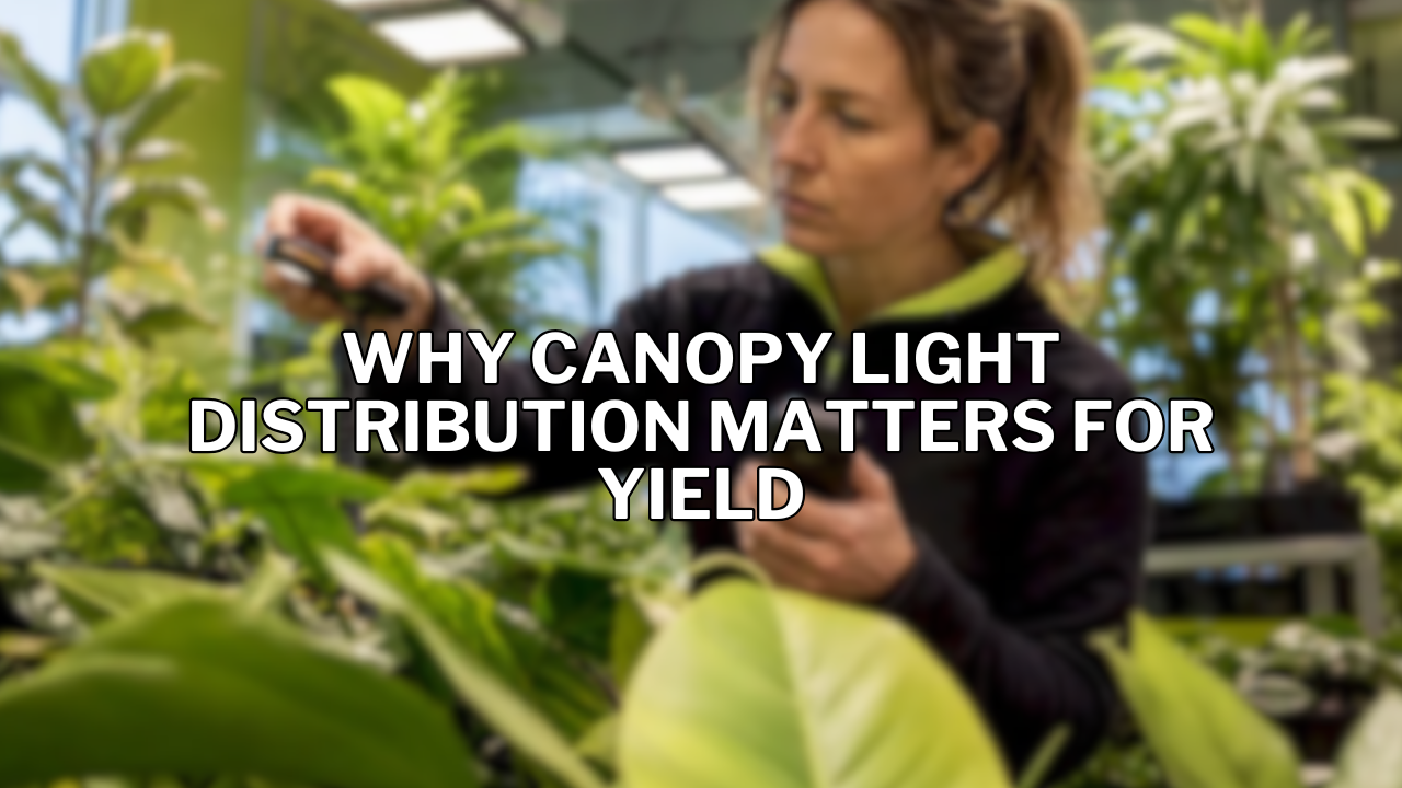 Why Canopy Light Distribution Matters for Yield