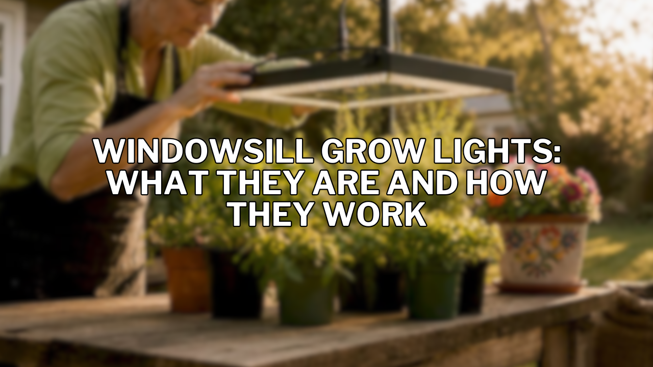 Windowsill Grow Lights: What They Are and How They Work