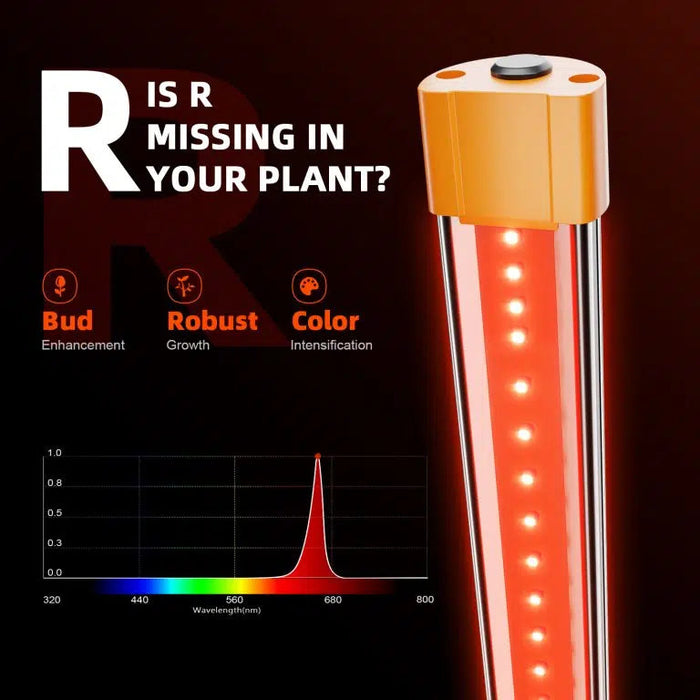 Spider Farmer® Supplemental Deep Red 660nm LED Light Bar Set (23.6”)  - LED Grow Lights Depot