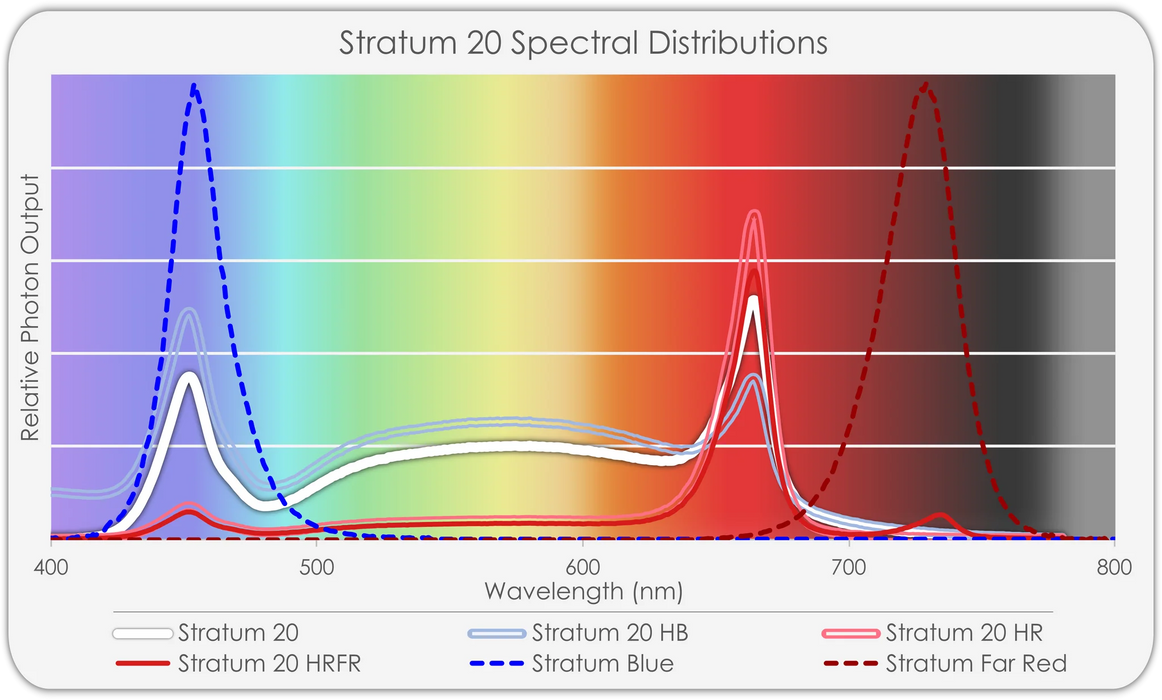 TotalGrow Stratum 20 Clone LED Grow Bar | 3-Pack | Multiple Spectrum Options | 20W  - LED Grow Lights Depot