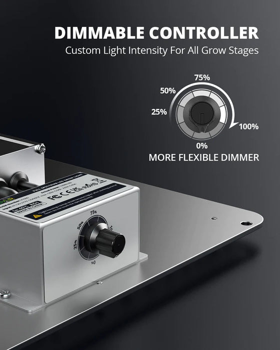 Viparspectra V1000 100W LED Grow Light  - LED Grow Lights Depot
