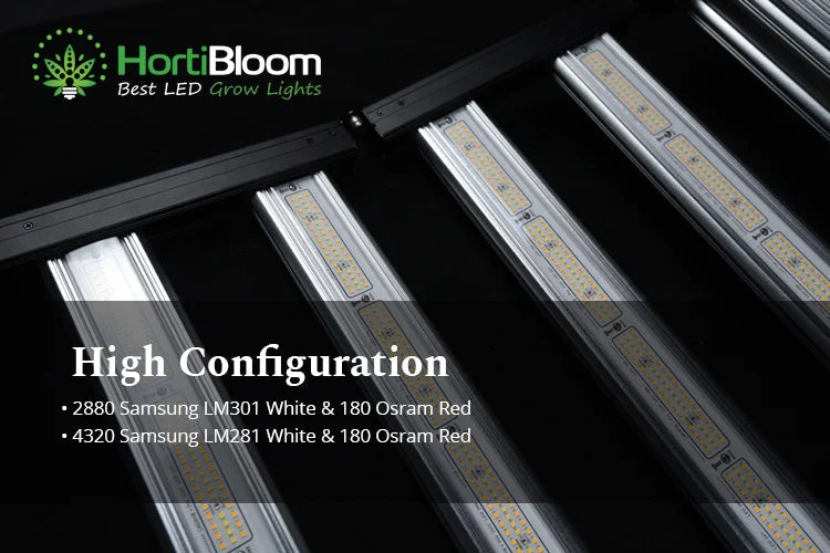 HortiBloom Mega Enfold 1000W (220-277V)  - LED Grow Lights Depot