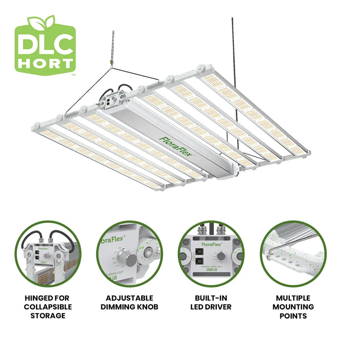 FloraFlex 1200W Full Spectrum LED Grow Light - LED Grow Lights Depot