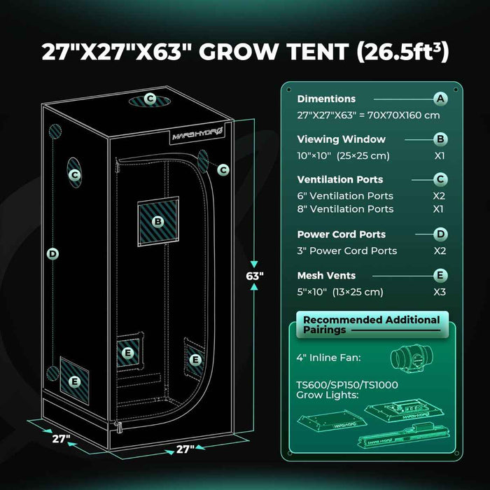 Buy Mars Hydro Grow Tent 2′ 3