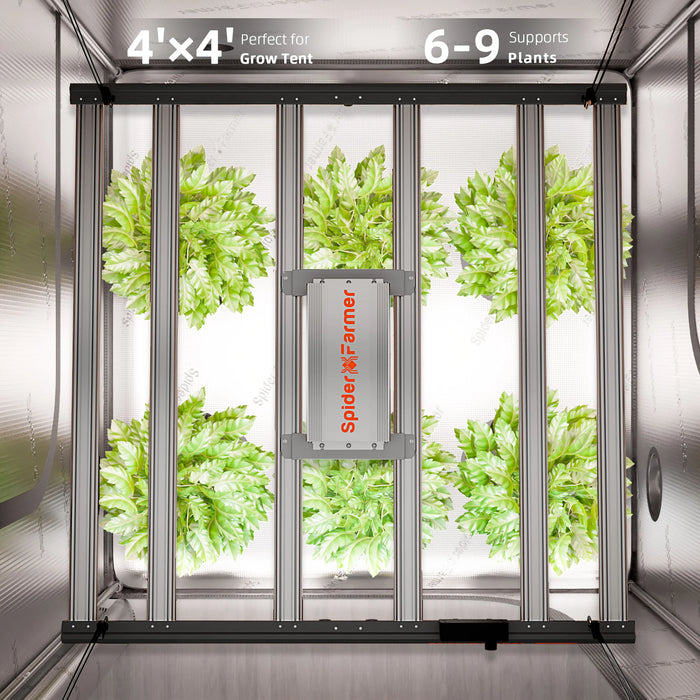 Spider Farmer G5000 480W Full Spectrum LED Grow Light | 4'x4'X6.5 Spider Farmer G5000 480W Full Spectrum LED Grow Light | 4'x4'X6.5
