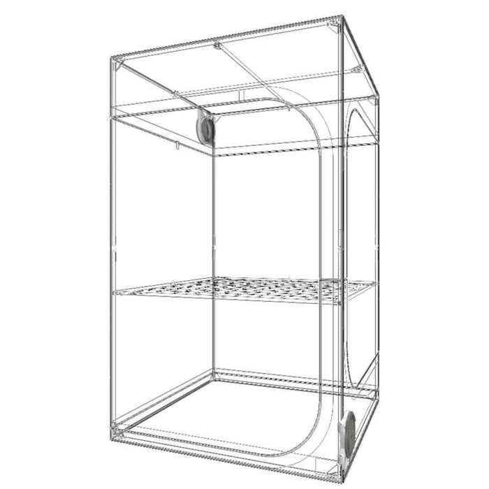 Secret Jardin Dark Street 120 v4.0 (4' x 4' x 6 1/2') - LED Grow Lights Depot
