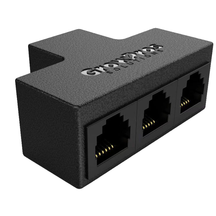GrowPros 1-3 Data Splitter RJ12 | 1 Female to 3 Females - LED Grow Lights Depot